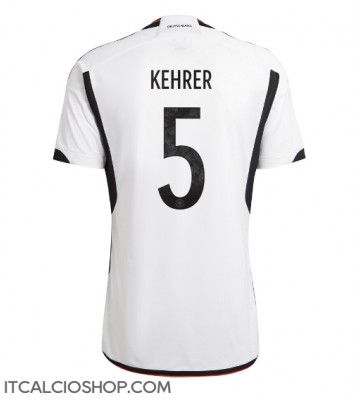 Germania Thilo Kehrer #5 Prima Maglia Mondiali 2022 Manica Corta
